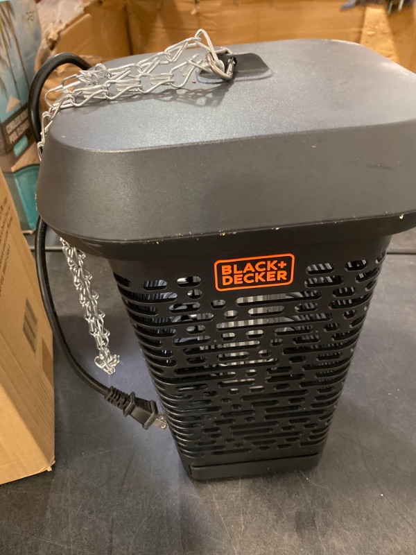 Photo 2 of Black+decker Bug Zapper | Electric UV Insect Catcher Killer for Flies, Mosquitoes, Gnats Other Small to Large fl