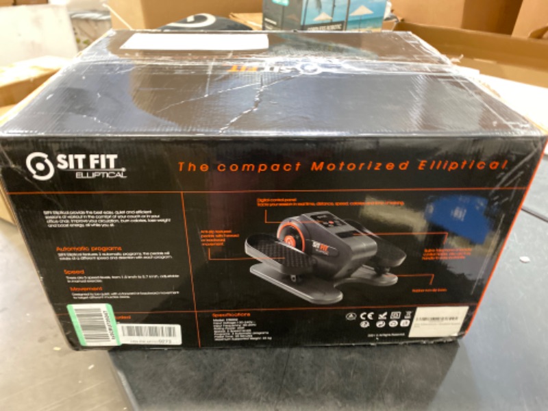 Photo 1 of SITFIT, Sit Down and Cycle! Powered Foot Pedal Exerciser for Seniors, Under Desk Elliptical Exercise Bike, Leg Exerciser While Sitting. Peddler Exerciser Mini Bike, Portable Rehabilitation Equipment.