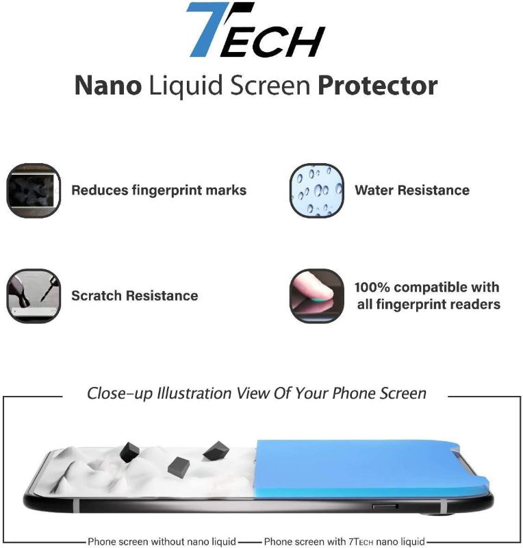 Photo 2 of LIQUID SREEN PROTECTOR SCRATCH RESISTANT 9H HARDNESS FOR ALL SMART DEVICES COATS UP TO 3 DEVICES SCREEN WILL NOT BREAK UNDER PROTECTOR BUBBLE FREE SPLASH RESISTANT NEW  
