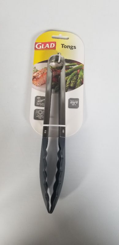 Photo 1 of GRAY TONGS IDEAL FOR NON STICK SURFACES HEAT RESISTANT UP TO 410F NEW