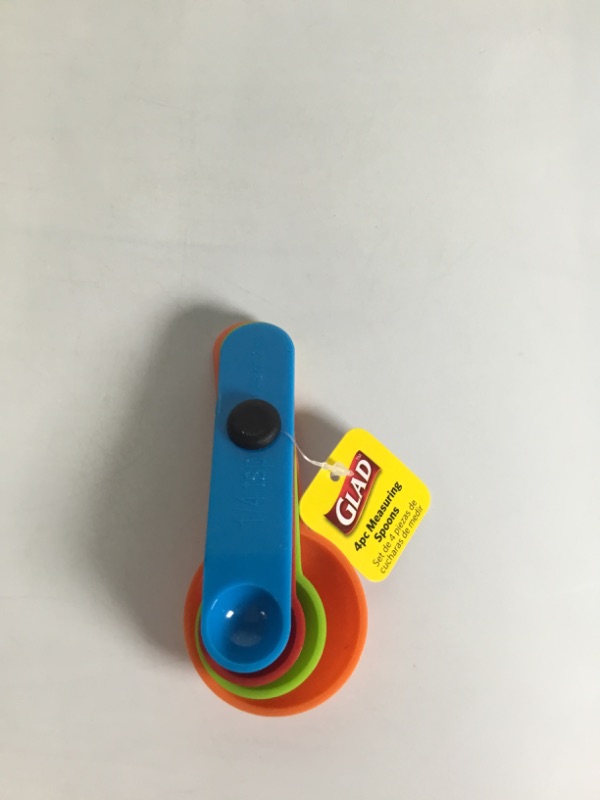 Photo 1 of 4 PIECE MULTI COLORED MEASURING SPOONS NEW