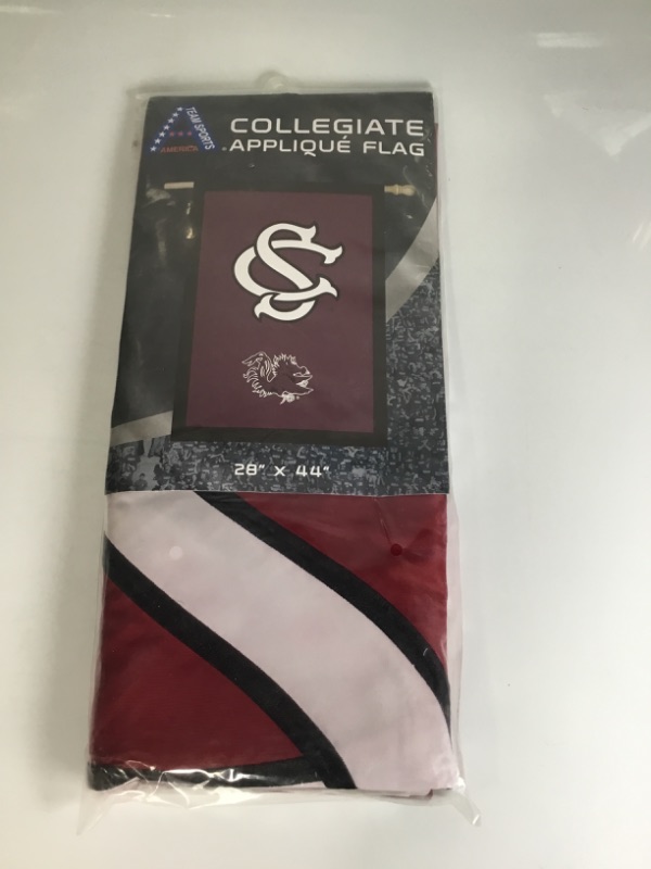 Photo 2 of Evergreen Flag, U of South Carolina Baseball Flag 28 X 44 INCHES NEW