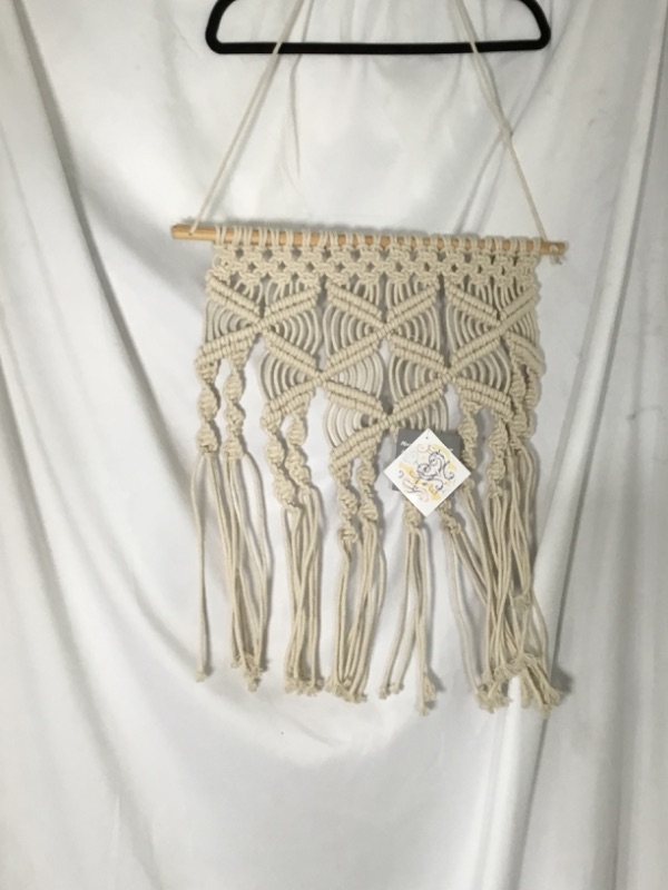 Photo 1 of MACRAME WALL HANGING HAND MADE 19 X 22 INCHES  NEW 