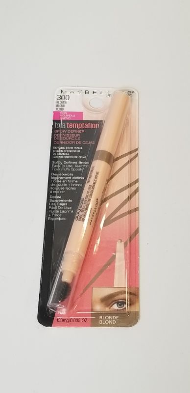 Photo 2 of Maybelline Total Temptation Eyebrow Definer Pencil, Blonde, 1 Count