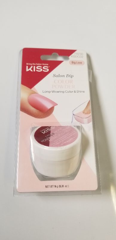Photo 2 of Kiss Salon Dip Color Powder (Big Love) NEW