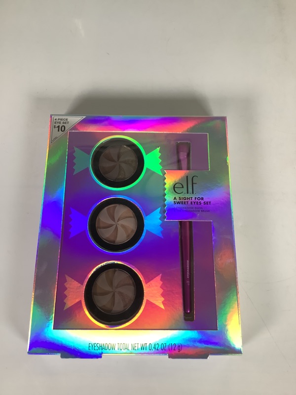Photo 2 of Elf  Cosmetics A Sight For Sweet Eyes Set- Set Includes 3 Eyeshadow Duos and 1 Eyeshadow Brush NEW