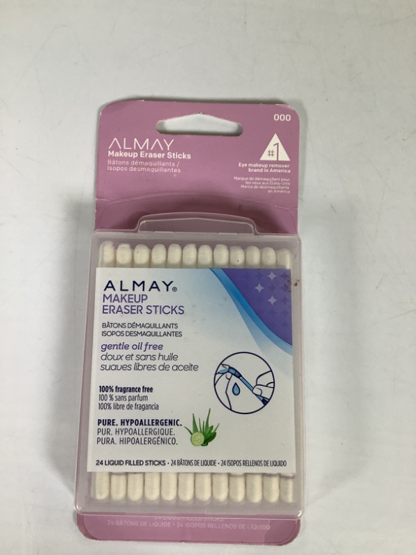 Photo 2 of Almay Oil-Free Makeup Eraser Sticks - Makeup/Mascara Remover - 24ct NEW 