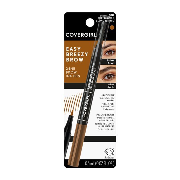 Photo 1 of Covergirl easy breezy brow, 100 soft blonde new