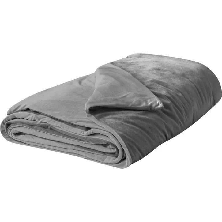 Photo 1 of 48"x72" Temperature Balancing Weighted Blanket Gray - Tranquility 20 pounds