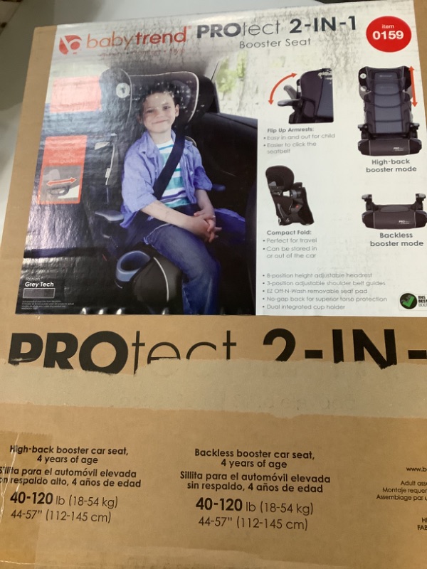 Photo 2 of Baby Trend Protect 2-in-1 Booster Seat 