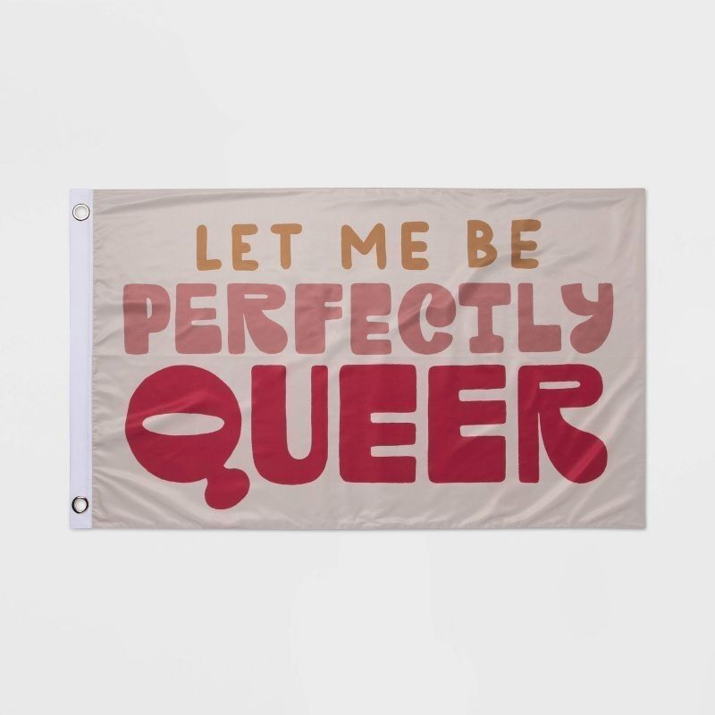 Photo 1 of let me be perfectly queer flag 59x35