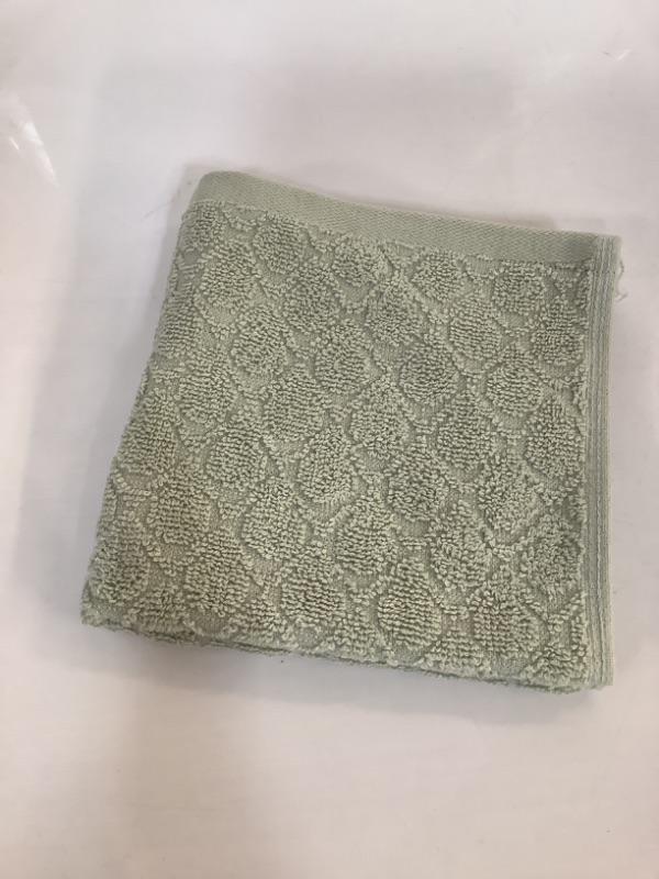 Photo 1 of green threshold washcloth