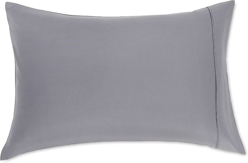 Photo 1 of gray polyester pillow case, 1 pc sweet home brand