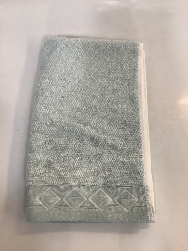 Photo 1 of blue hand towel- threshold