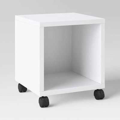 Photo 1 of cube storage rolling side table room essentials17inx15
