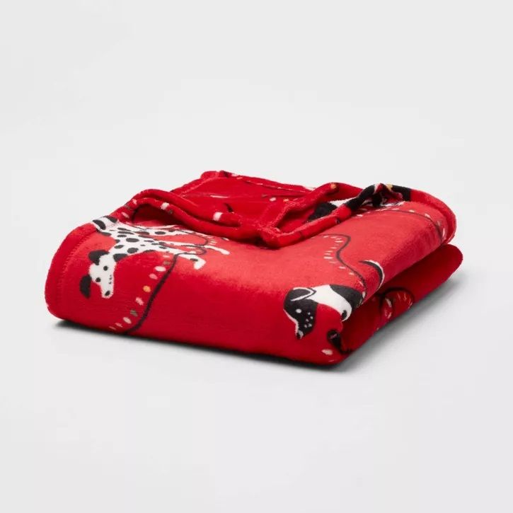 Photo 1 of Value Plush Holiday Print Blanket - Wondershop 90x66