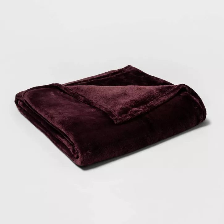 Photo 1 of Microplush Bed Blanket - Threshold 66in x 110in