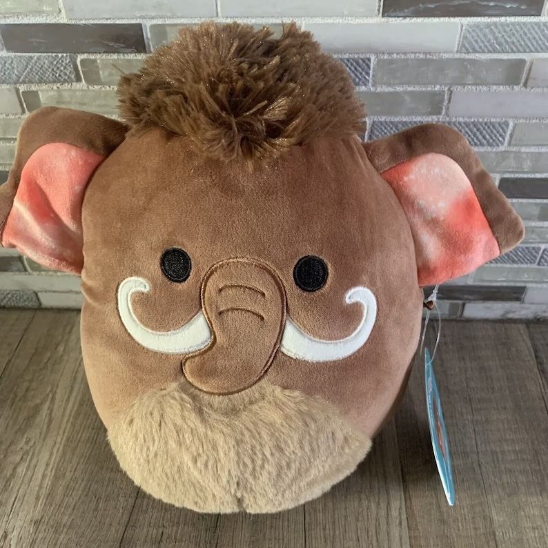 Photo 1 of Squishmallow 7.5" Chienda Wooly Mammoth Soft Brown Prehistoric Plush