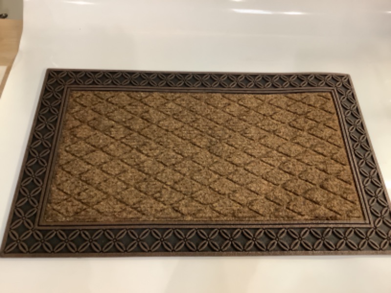 Photo 1 of Brown welcome mat for outdoors 18x29