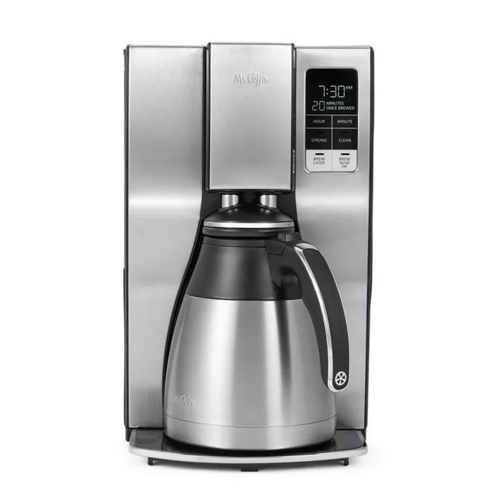 Photo 1 of Mr. Coffee Stainless Steel 10-Cup Programmable Coffee Maker