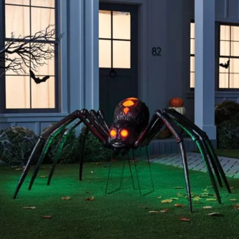 Photo 1 of Hyde and Eek Halloween 65" LED Animated Sound & Motion Activated Spider 