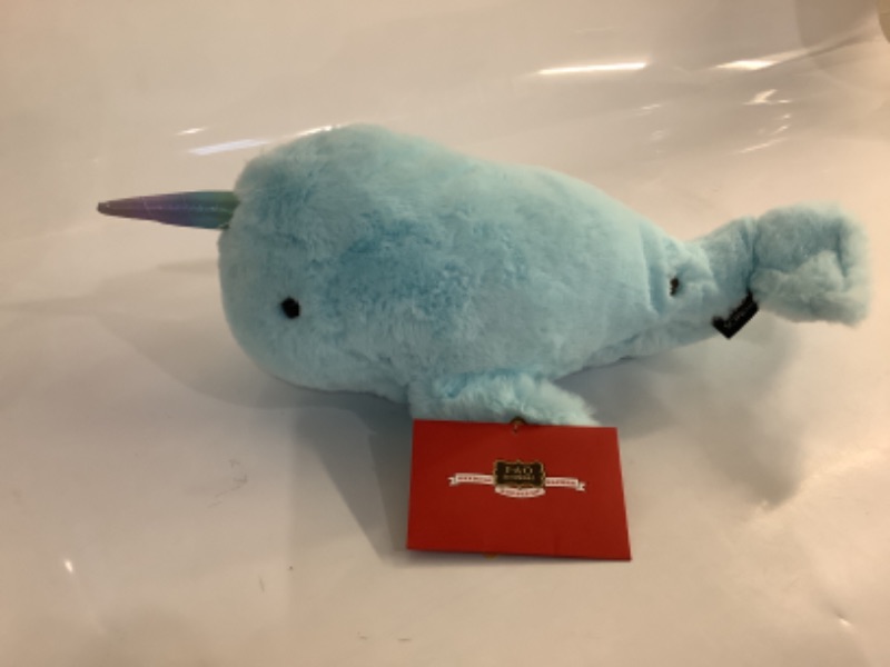 Photo 1 of FAO Schwarz adopt a pet 13in long with official adoption papers - blue whale
