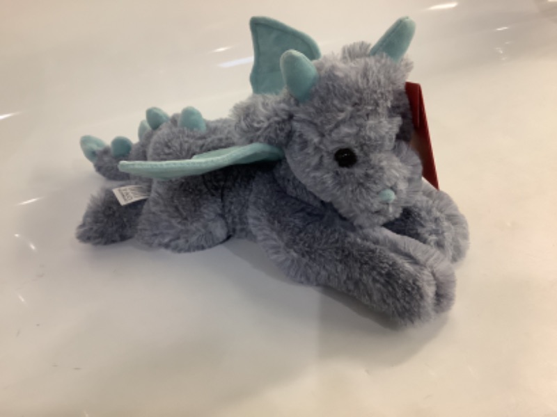 Photo 1 of FAO Schwarz adopt a pet 13in long with official adoption papers - gray/blue dragon