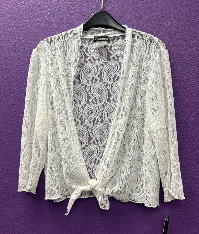 Photo 1 of NEW WOMEN'S SIZE L - Verduci lace jacket  $149,95