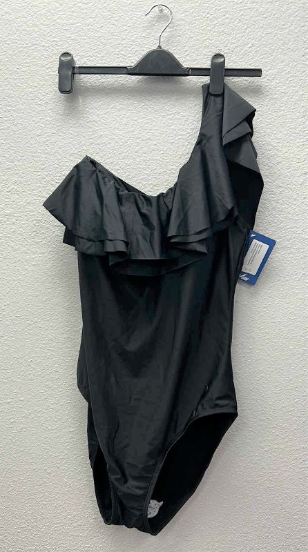 Photo 1 of NWT WOMEN'S SIZE 14- black bathing suit $69.95