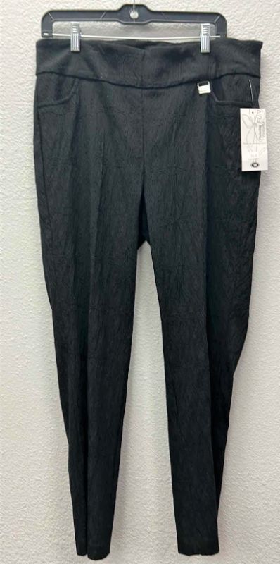 Photo 1 of NWT WOMEN'S SIZE 16 TEXTURED BLACK PANTS -   $79.95