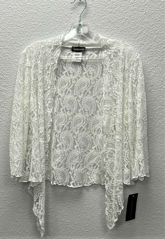 Photo 1 of NWT WOMEN'S SIZE SMALL VERDUCCI LACE JACKET/TOP 