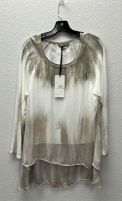 Photo 1 of NWT WOMEN'S SIZE XL - Olive and Ivory top $89.95 Paris