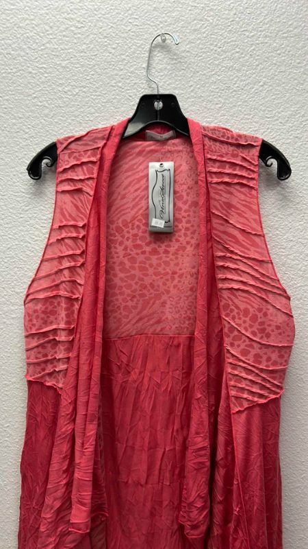 Photo 3 of NWT WOMEN'S SIZE MED - Sheer flowing vest $69.95