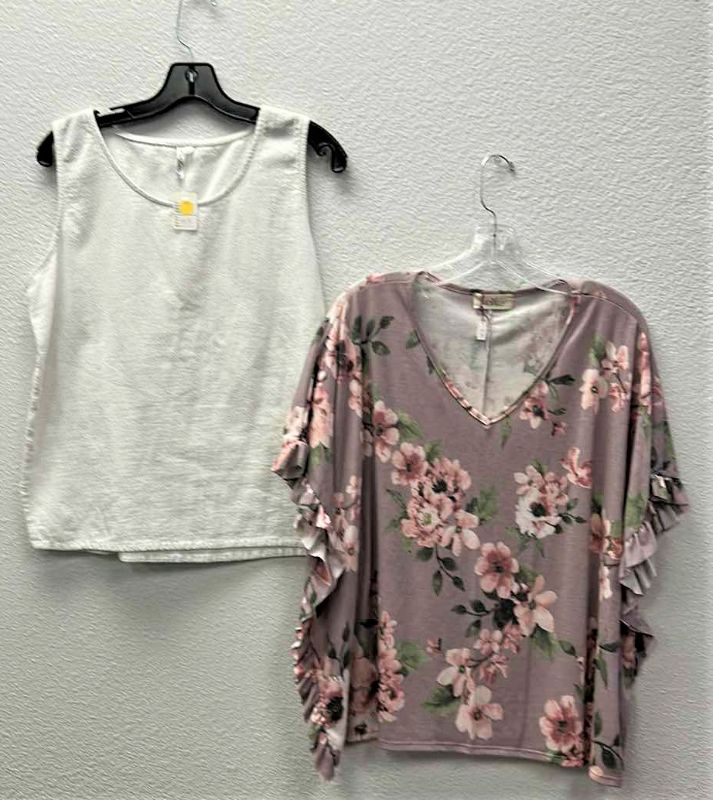 Photo 1 of 2 NWT WOMEN'S SIZE LARGE BLOUSES $39.95EACH