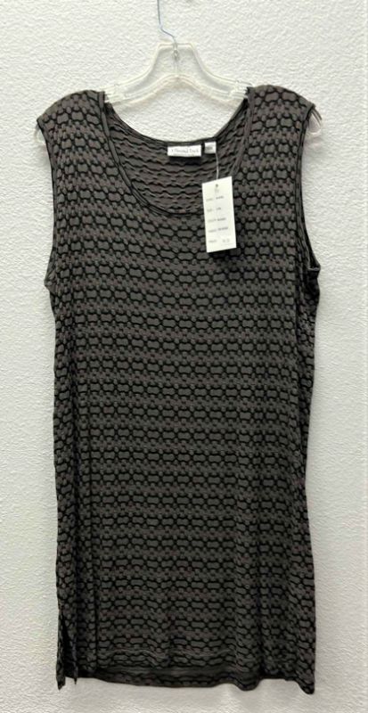 Photo 1 of NWT WOMEN'S SIZE L/XL - mocha black top $49.95