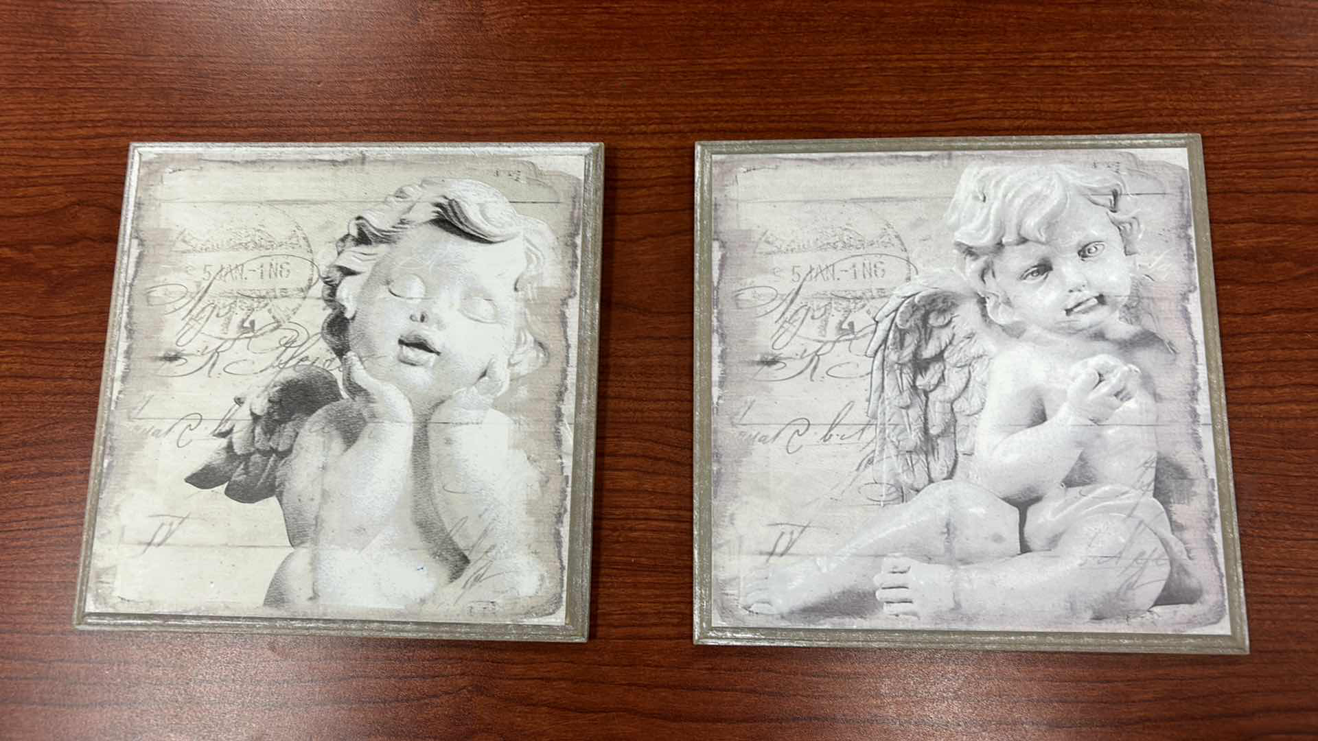 Photo 1 of TWO ANGEL TILES 8 1/2“ x 8 1/2“