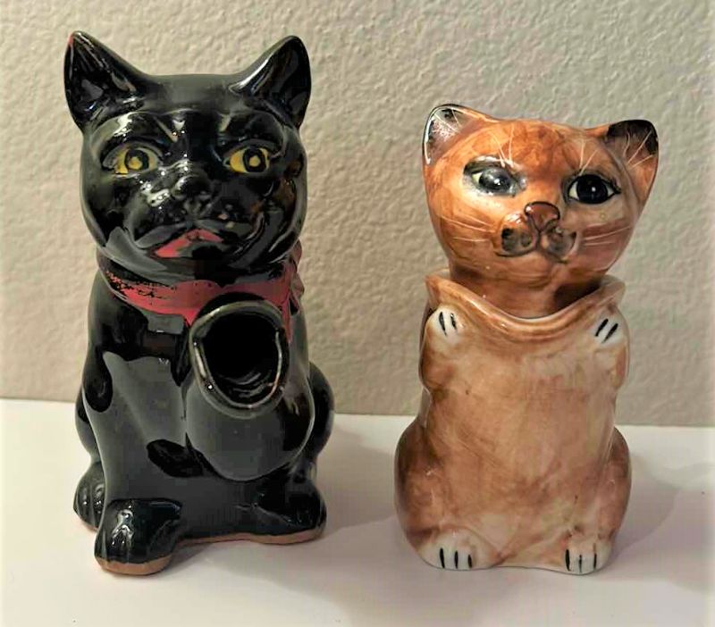 Photo 1 of 2- COLLECTIBLE PORCELAIN CATS 5.5"
