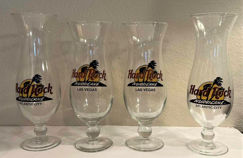 Photo 4 of 4 LAS VEGAS HARD ROCK COCKTAIL GLASSES
