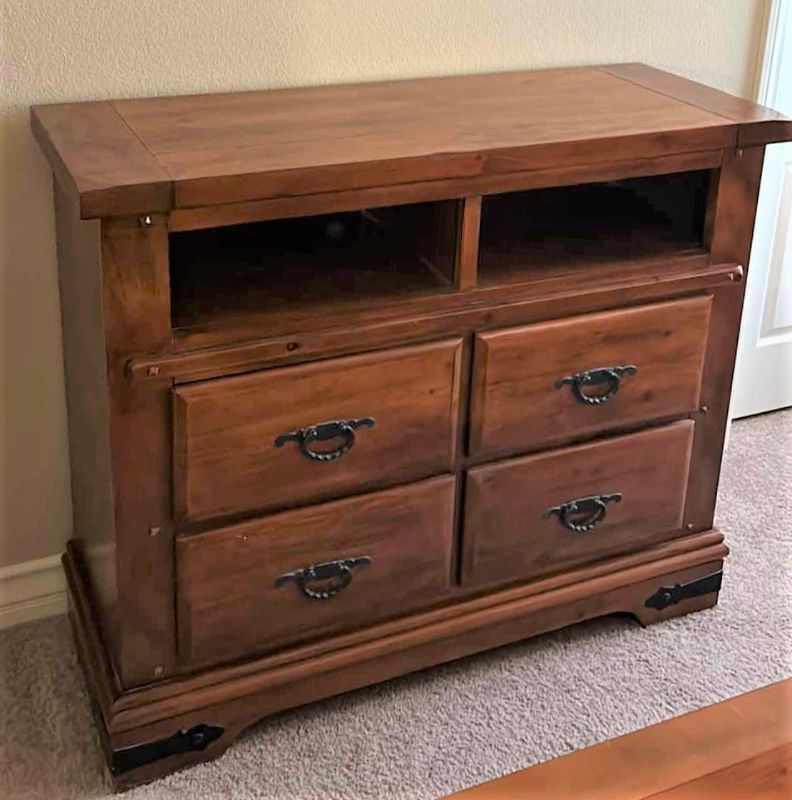 Photo 1 of HOME FURNITURE - WOOD TV STAND / CABINET  48“ x 18“ X H40"