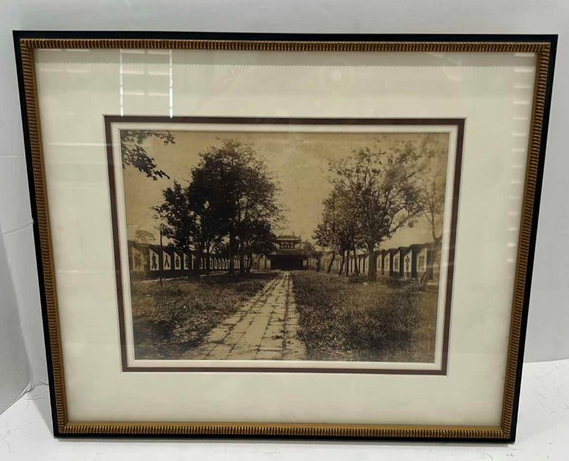 Photo 1 of ORIGINAL VINTAGE PHOTOGRAPH. LOCATION "CANTON" DATE  1880–1890 FRAMED ARTWORK 16” x 13 1/2”