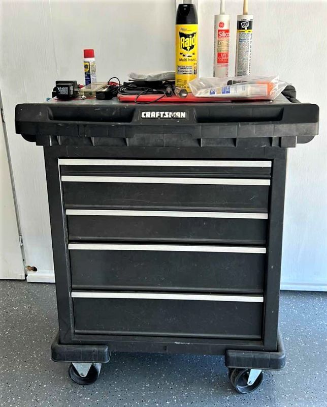 Photo 1 of CRAFTSMAN ROLLING TOOL CHEST WITH CONTENTS