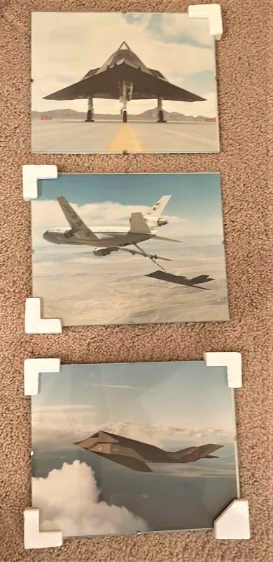 Photo 1 of 3 PHOTOS - STEALTH FIGHTER JET AVIATION AIRCRAFT 10” x 8”