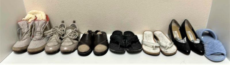 Photo 1 of 7 pairs of women’s shoes, mostly size 8.5 medium