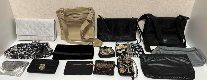Photo 1 of Women’s purse, clutch, and wallet assortment
