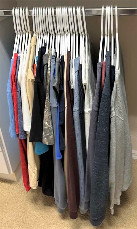 Photo 1 of Men’s clothing assortment, mostly size large