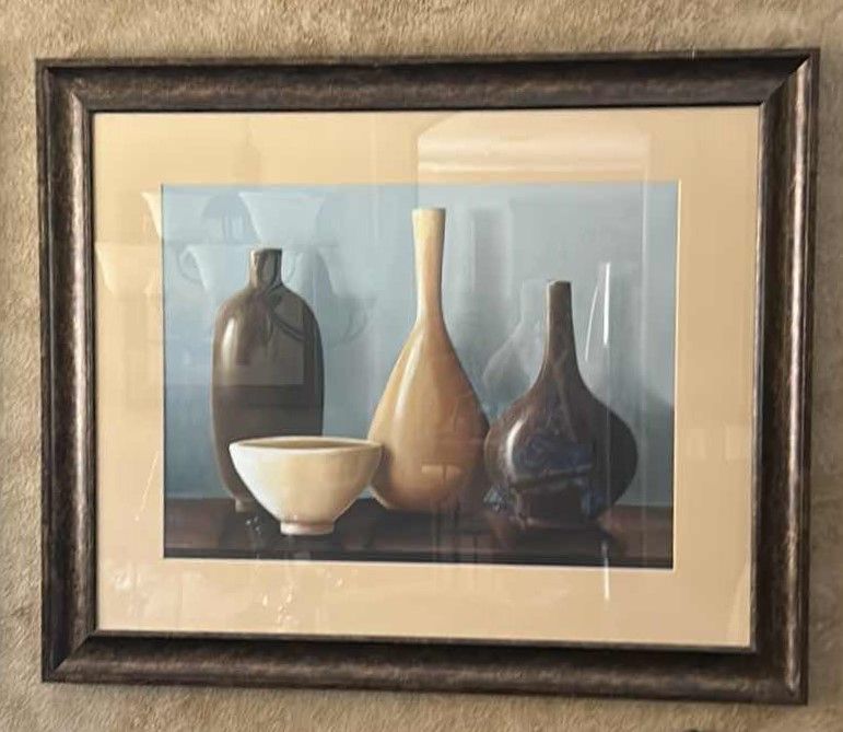 Photo 1 of Home decor still life vases framed artwork 46“ x 38“