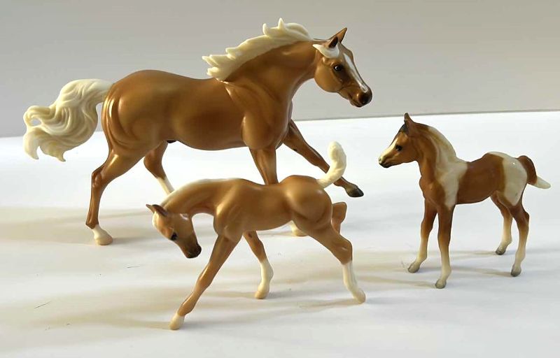 Photo 1 of 3 COLLECTIBLE HORSE FIGURINES (TALLEST IS 6")