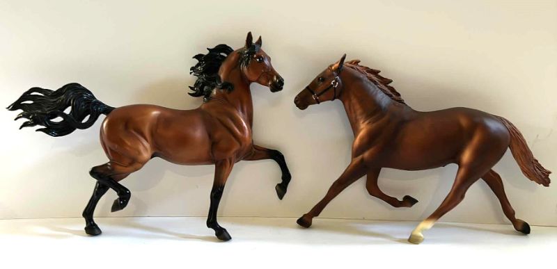 Photo 1 of 2 BREYER COLLECTIBLE HORSES TALLEST 10”