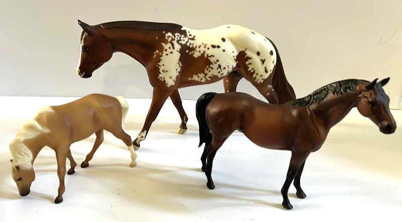 Photo 1 of 3 BREYER COLLECTIBLE HORSES TALLEST 8.5 inches.