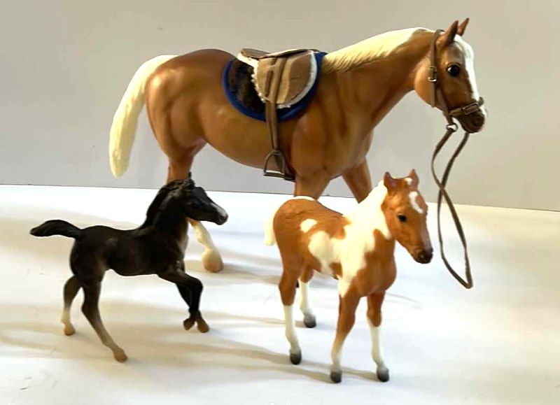 Photo 1 of 3 BREYER COLLECTIBLE HORSES TALLEST 8.5 inches.